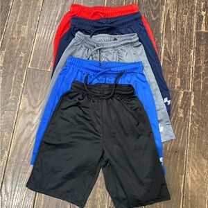 Kids Multi-Color Athletic Shorts Set